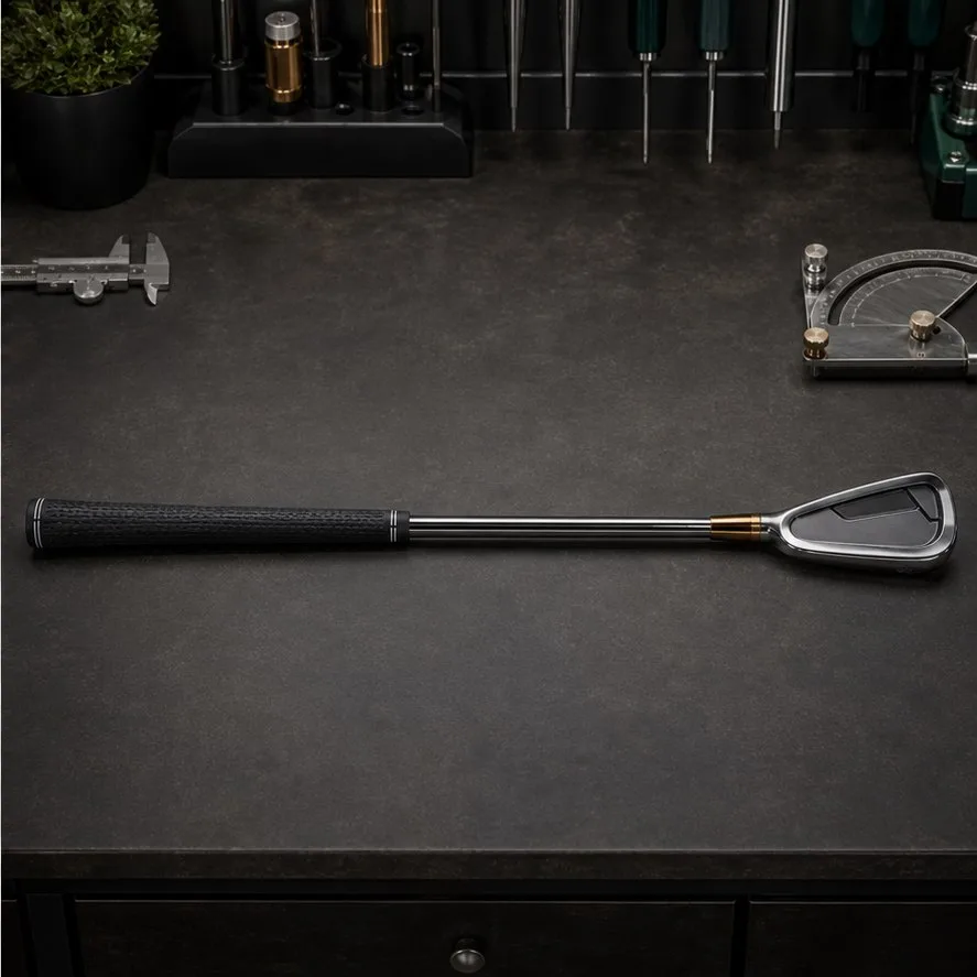 Clean golf club head and shaft after workshop finishing
